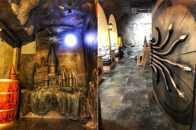 Themed 3D wall installation by Liger Art
